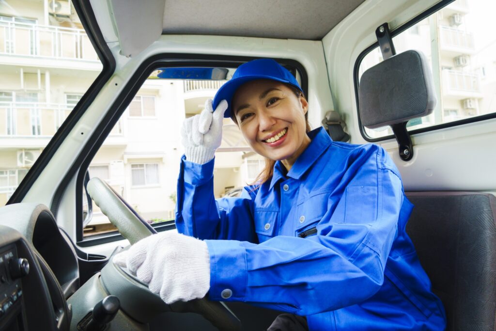 従業員の女性